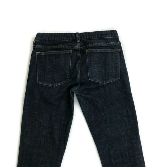 J. Crew Factory Women's Size 25 Skinny Jeans Toothpick Dark Wash Blue EUC - Picture 6 of 7
